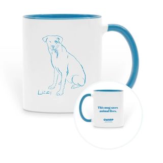 Lizzy Donation mug blue