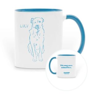 Lucy Donation mug blue